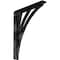 Ekena Millwork Nevio Wrought Iron Bracket, (Single center brace), Antiqued Warm Silver 1 1/2"W x 10"D x 12"H BKTM01X10X12SNEAWS - alternate 1